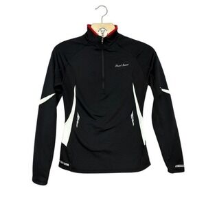 Pearl Izumi Women's Small Thermal Cycling Half Zip Jersey Black PRO